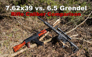 7.62x39 vs 6.5 Grendel rifles side by side