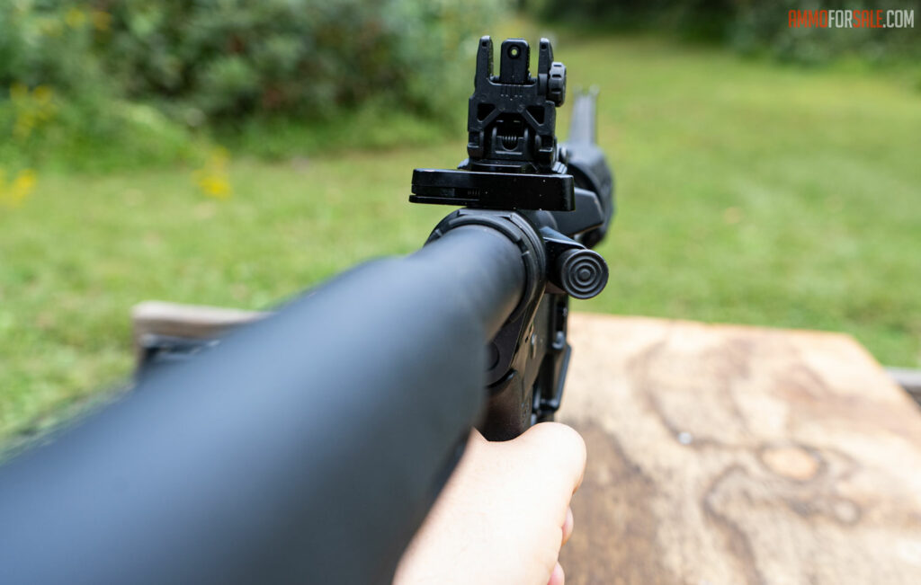 AR15 rifle at the range