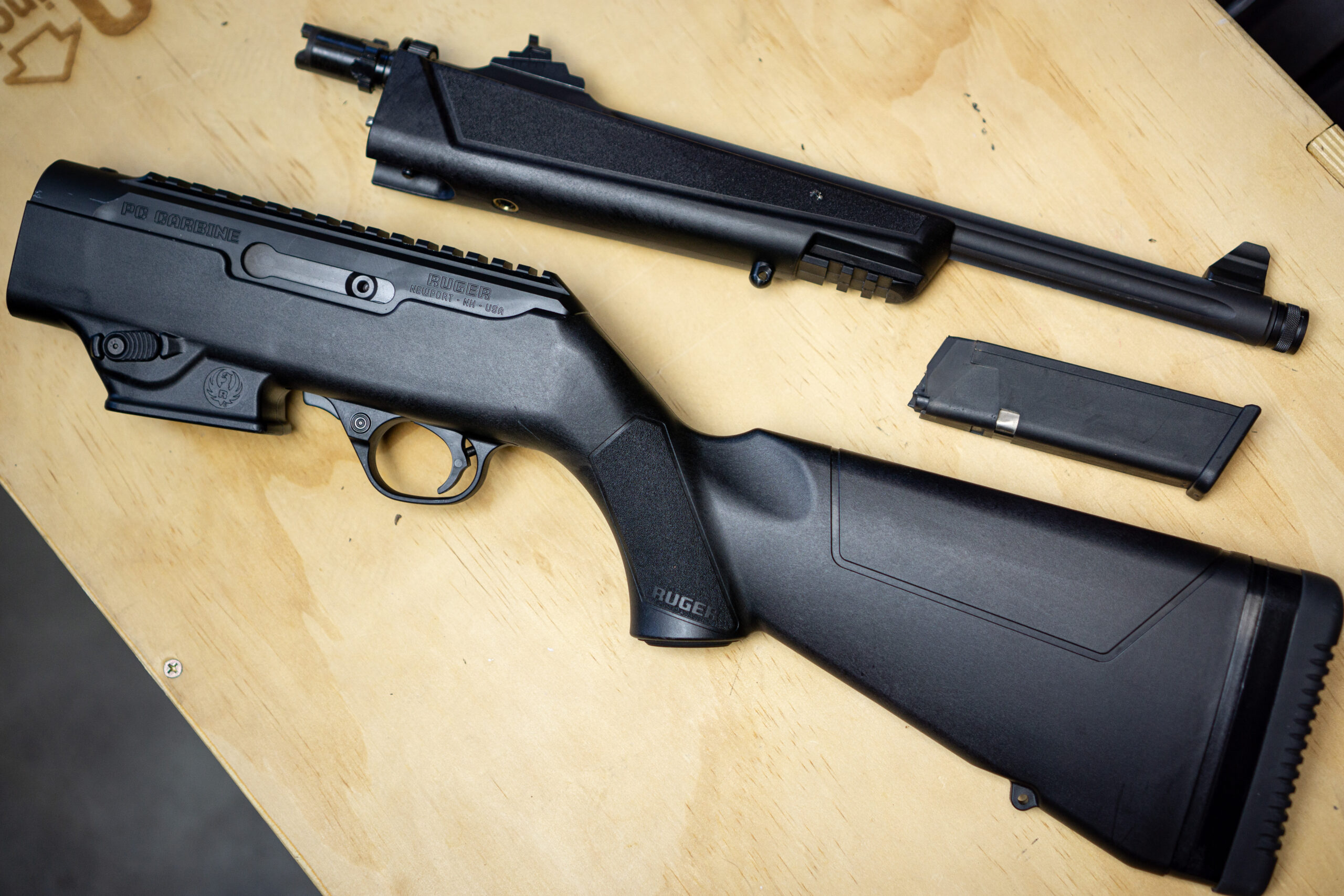 Ruger PC Carbine Broken Down