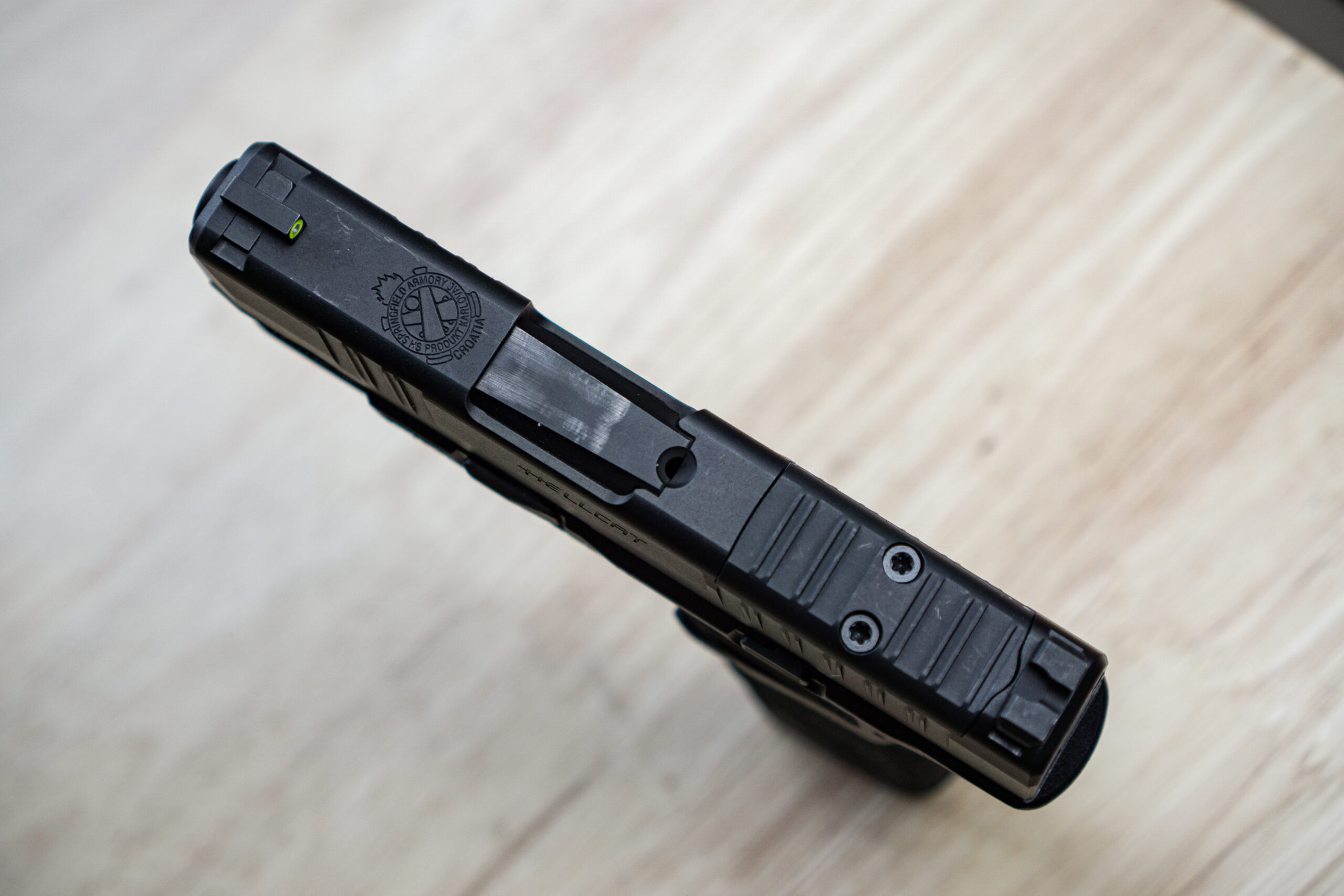 Springfield Hellcat Slide Shown