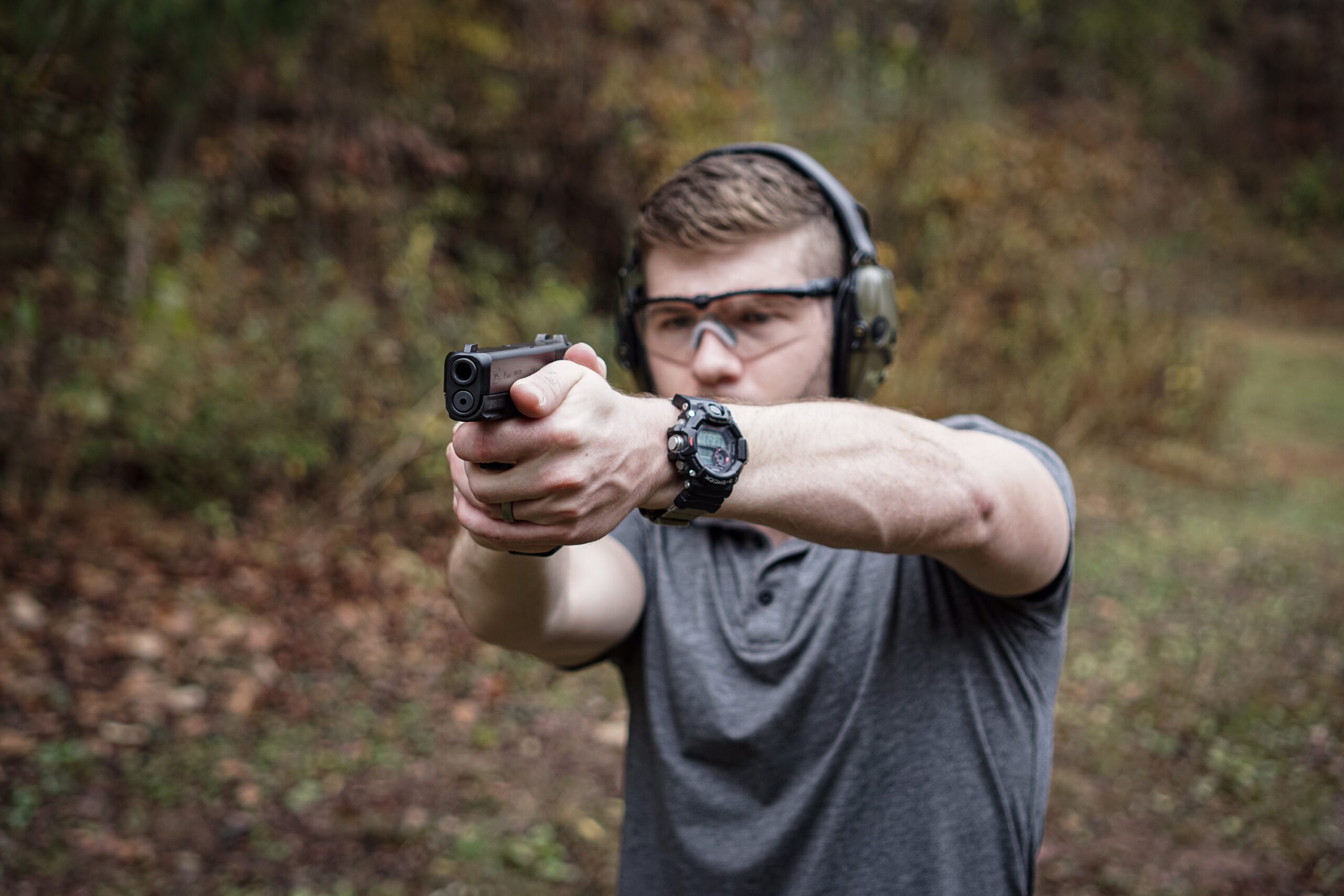 Author Firing Glock 19