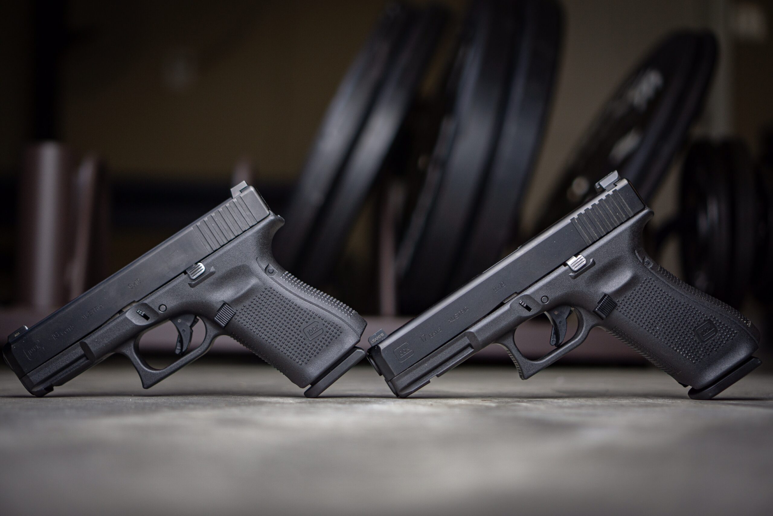 Glock 19 And Glock 17 Shown