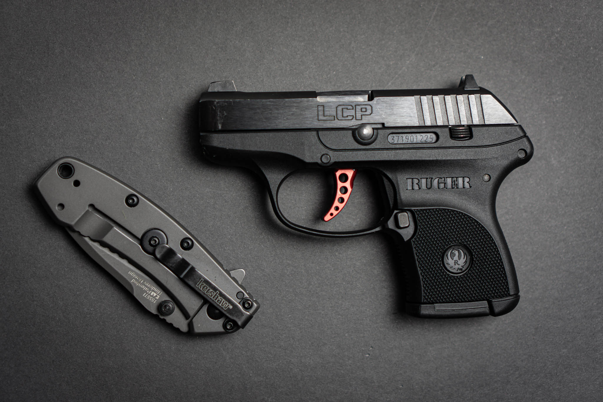 Ruger LCP With Pocket Knife