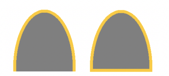 FMJ vs. TMJ Illustration showcasing the differences of FMJ vs. TMJ bullets