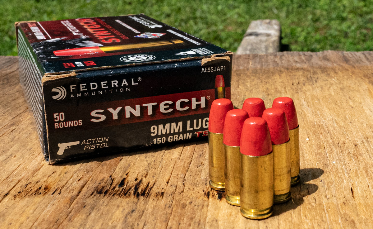 Federal syntech loaded with polymer coated bullets