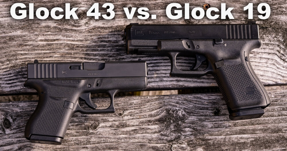 Glock 43X vs 19