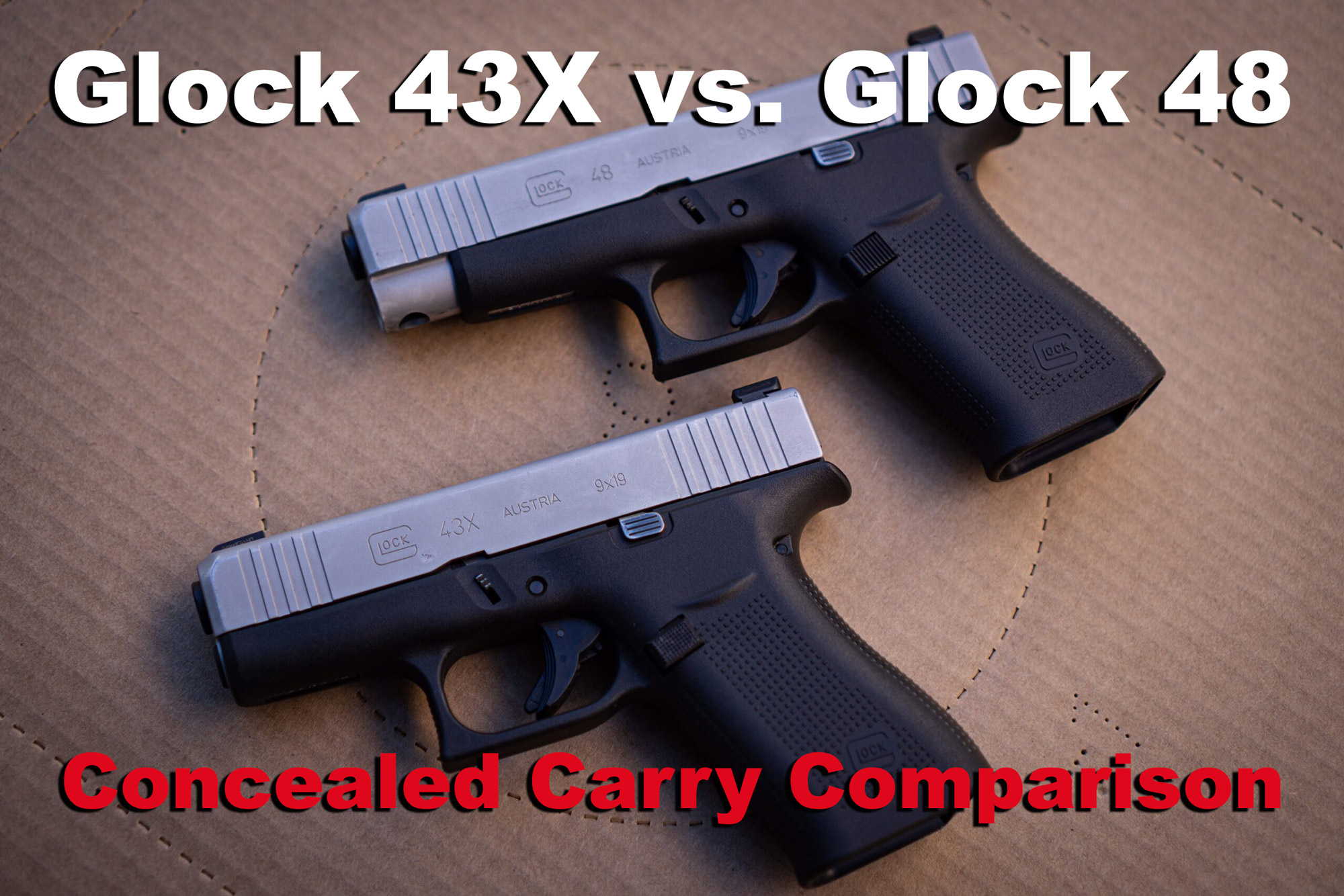 glock 42 vs 43x