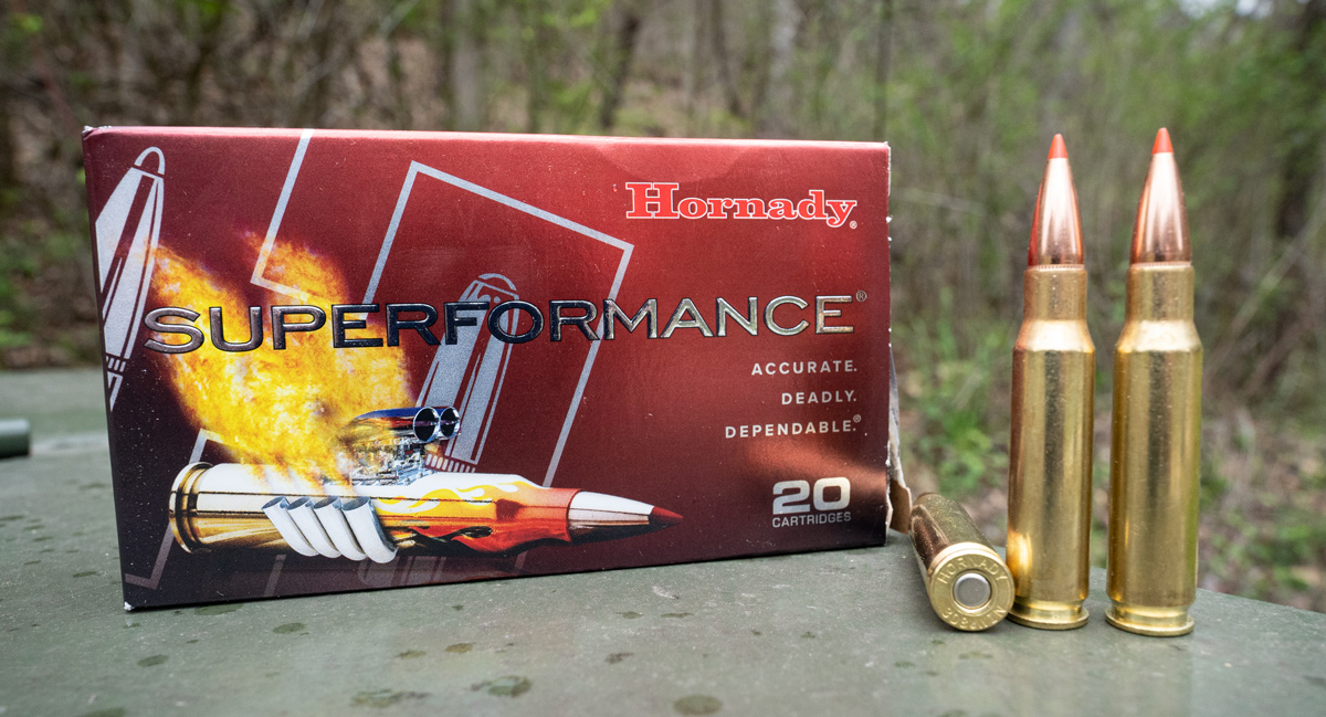 Hornady .308 ammunition with a sophisticated polymer tipped bullet