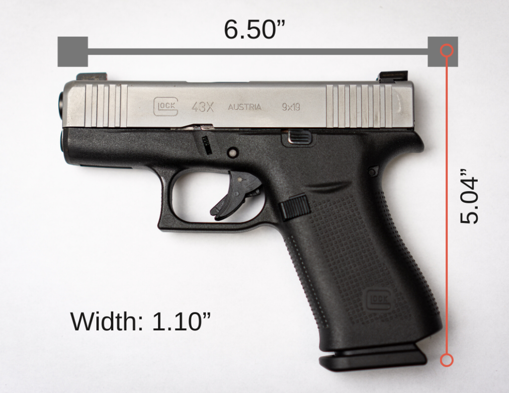 G43X Size Graphic