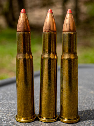 LeveRevolution cartridges on a table with flex tip bullets