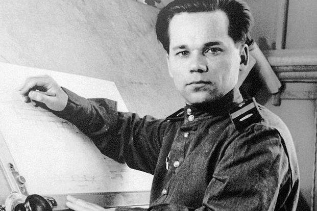 Mikhail Kalashnikov in 1949. A young Mikhail Kalashnikov