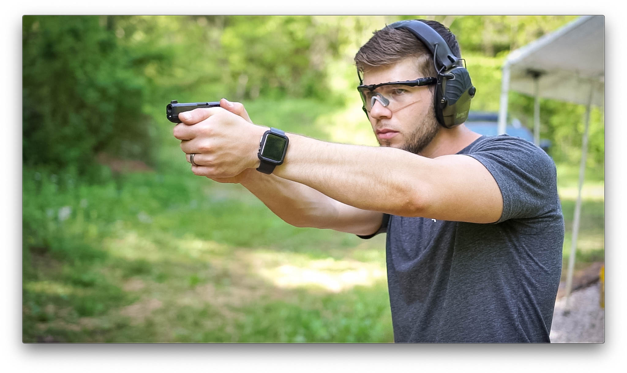 Authur Firing A Ruger LCP
