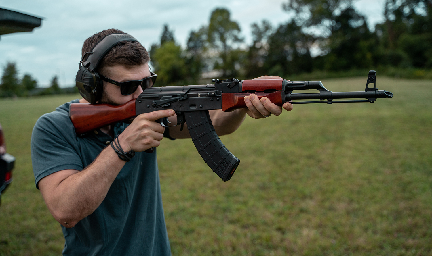 Shooting 7.62x39 in an AK-47