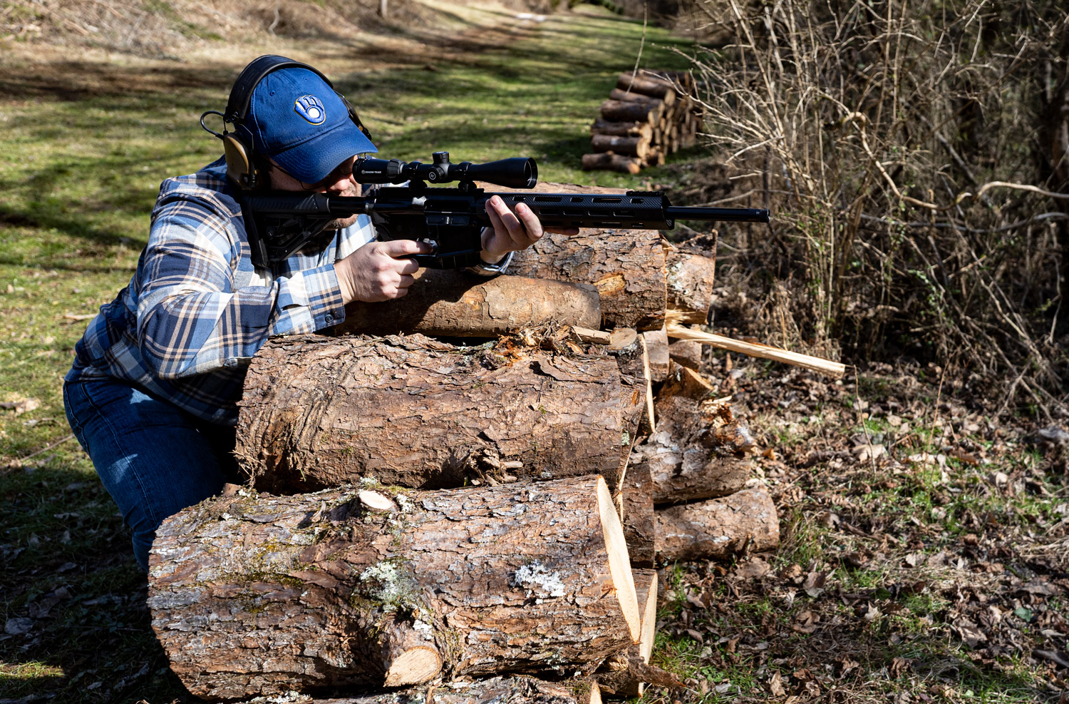 Shooting 6.5 Grendel at the range from behind cover