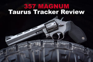 Revolver used for our Taurus Tracker Review