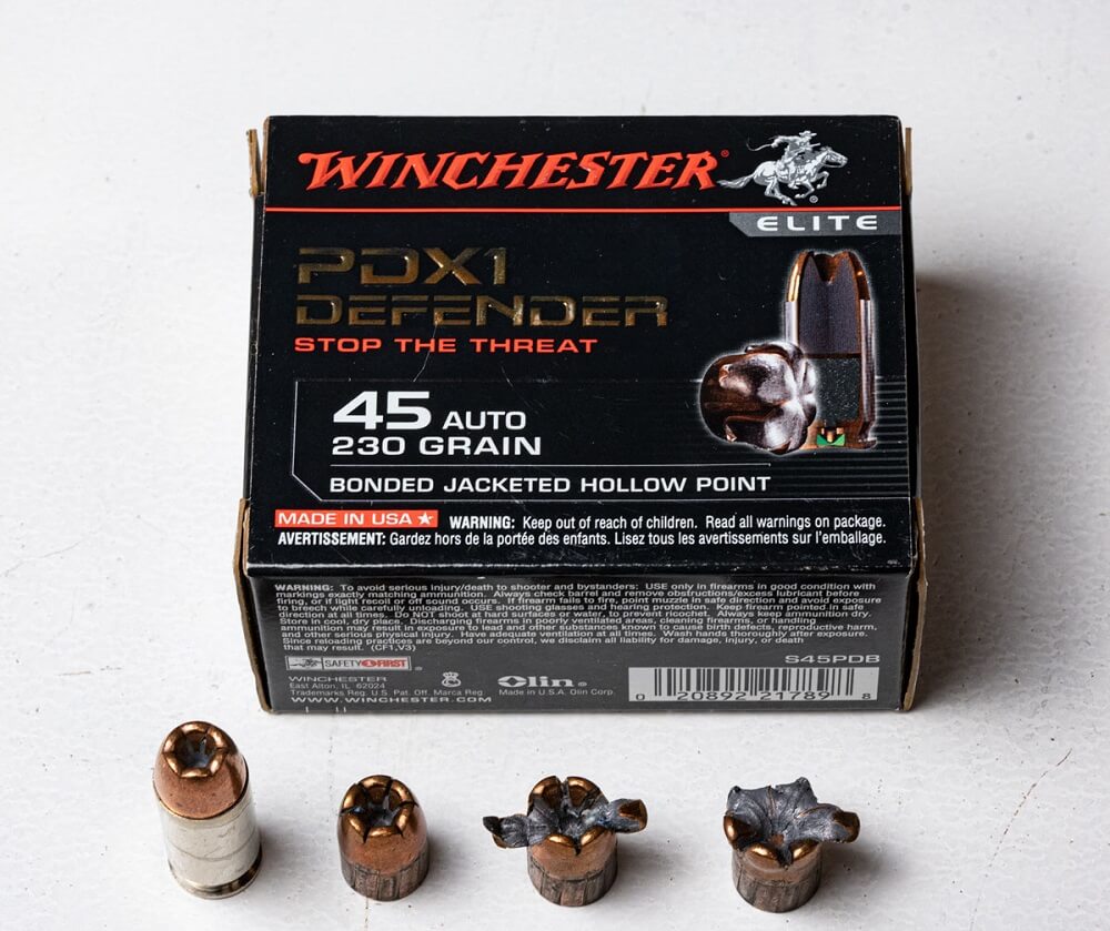 Best 45 acp defense ammo