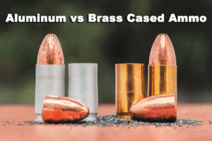 Aluminum vs brass cased ammo side by side