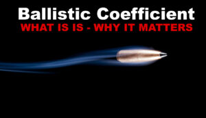 ballistic coefficient demonstrated with flying bullet