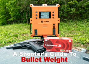 Bullet weight explained with ammo and chronograph