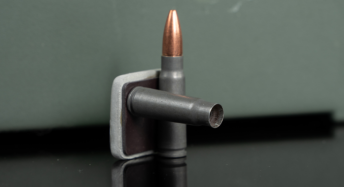 A russian made 223 casing sticking to a magnet