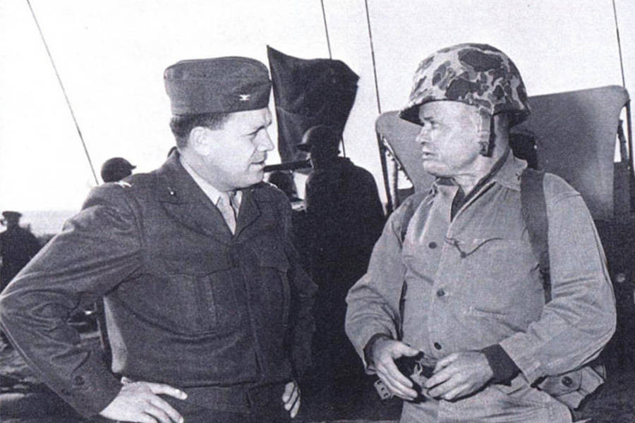 Chesty puller at Camp Pendleton in 1952.